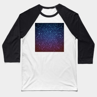 Subtle Blue Starscape Baseball T-Shirt